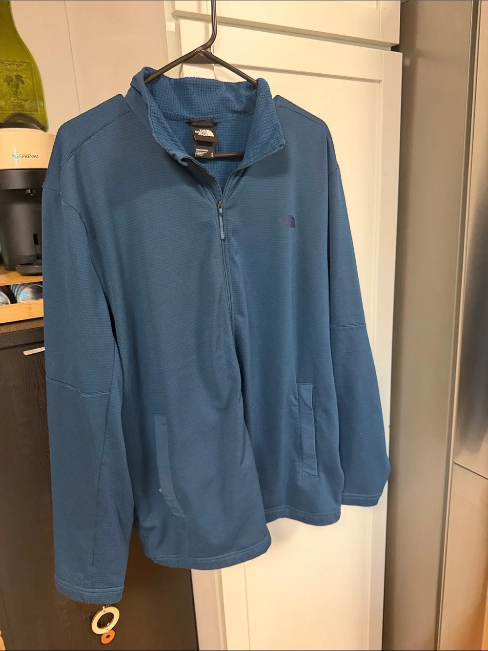The North Face Men's Slate Blue Lightweight Zip Jacket - XL